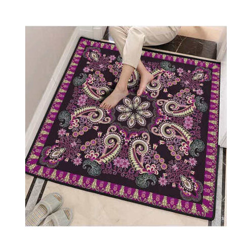 European Pattern Square Carpet Living Room Coffee Table Bedroom Mats Entrance Hall Door Can be Washed Rug