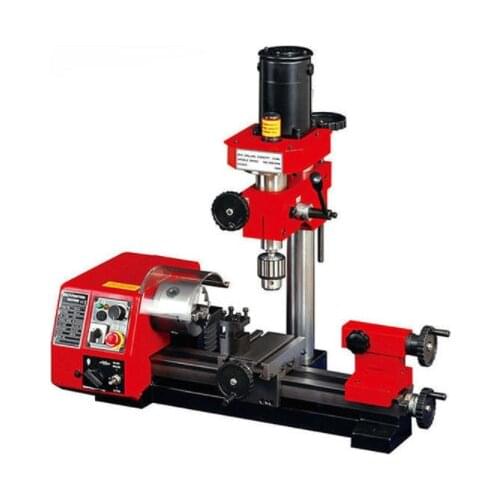 M1 250mm Micro Multi-function Machine Drilling and Milling Lathe machine 220V High quality NE
