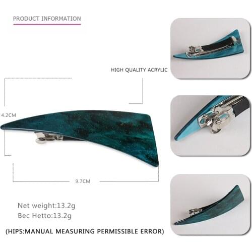 Instagram Hair Jewelry Tiara - Fashion Hair Clip Barrette for Women Girls Angle Hair Accessory Ornament Hairwear Bridal Dance