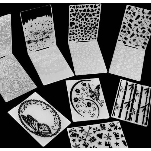 Different style pattern Scrapbook Circular Design DIY Paper Cutting Dies Scrapbooking Plastic Embossing Folder