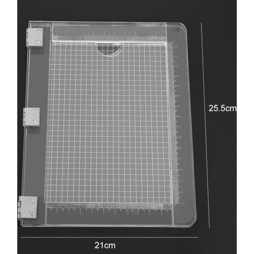 25.5*21cm DIY Seal Stamp Block For Scrapbooking Transparent Handle High Transparency Acrylic Pad Holder DIY Decoration Tools