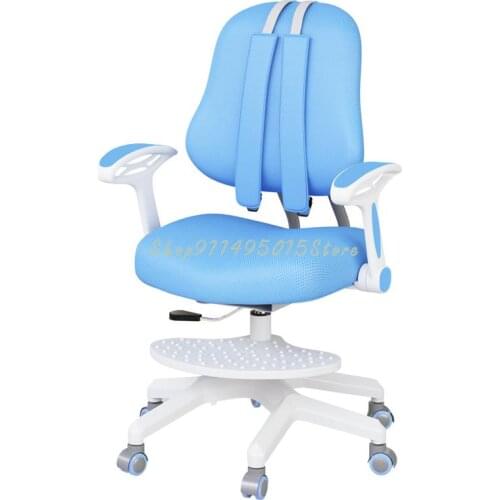 Childrens Learning Chair Student Sitting Posture Correction Anti-hunchback Adjustable Lifting Backrest Writing Homework Chair