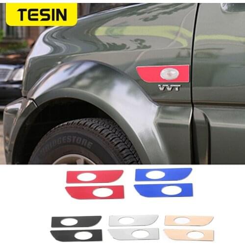 TESIN Newest Metal Turn Signal Light Guards Lamp Covers Protector Exterior Accessories for Suziki Jimny 2007+ Car Accessories