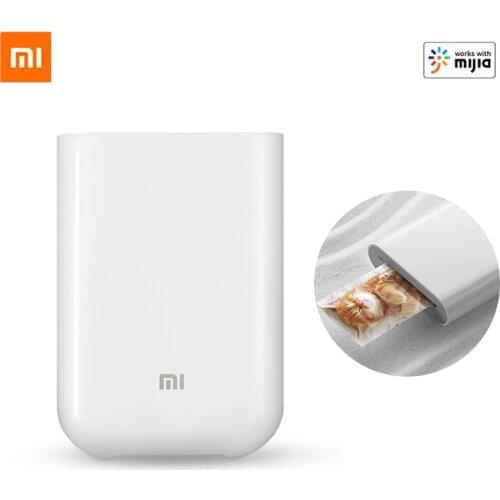 Xiaomi mijia AR Printer 300dpi Portable Photo Mini Pocket With DIY Share 500mAh picture printer pocket printer work with mijia