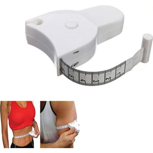 1pcs Green 60 Inch 1.5M Retractable Ruler Tape Measure Sewing Cloth Dieting Tailor Plastic Fitness Accurate Body Measuring Tape