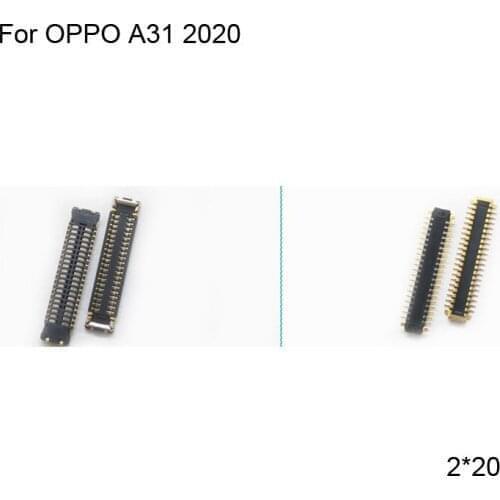2PCS For OPPO A31 2020 FPC connector For OPPO A 31 2020 LCD display screen on motherboard mainboard On flex cable