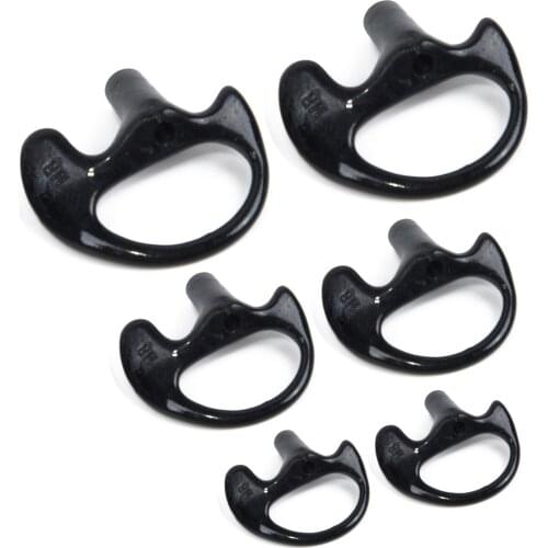 3 Sizes Ear Mold Kit Left Right Ear Replacing Earpiece Inser For Coil Tube Audio