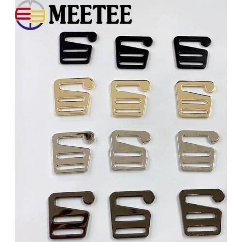 4/10Pcs 25mm Metal Strap Buckles Tri-Glider Hook Adjuster Buckle Bags Belt webbing slider Clasp DIY Luggage Sewing Accessories
