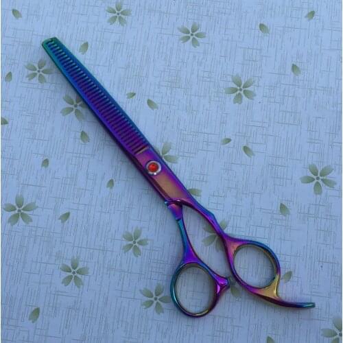 7" professional pet grooming solon hair thinning shears