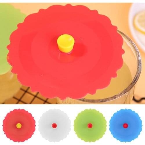 70% Dropshipping!!Silicone lid, high temperature resistant cup, tea, coffee cup, lid and bowl sealing cover