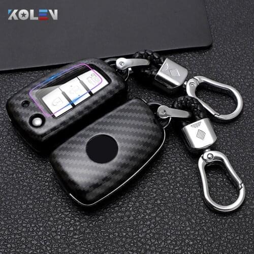 ABS Carbon Fiber Car Key Case Cover Holder For Nissan X-Trail T32 Qashqai Juke J11 Rogue F15 Murano MAXIMA ALTIMA Accessories