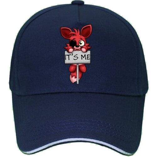 Its me Kawaii FNAF Plush Foxy Men Cap Baseball Man Children kids Women Brand Hip Hop Cap Hats DG22