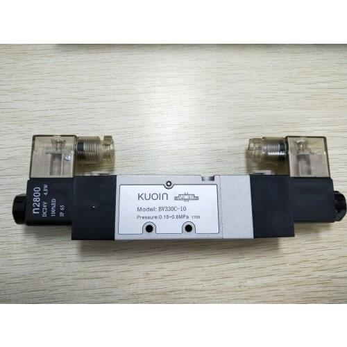 KUOIN Solenoid valve MODEL:BV330C-10 n2800 DC24V 4.8W PRESSURE:0.15-0.8MPA 1709