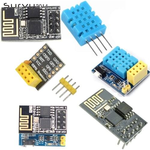 ESP8266 Wifi NodeMCU Smart Home IoT DIY Kit ESP8266 ESP-01 ESP-01S DHT11 Temperature and Humidity Sensor Module diy Electronics