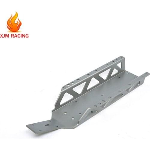 Metal Hard Big Bottom Chassis for 1/5 Hpi Rofun Baha Rovan Km Baja 5b 5t 5sc Rc Car Racing Toys Parts