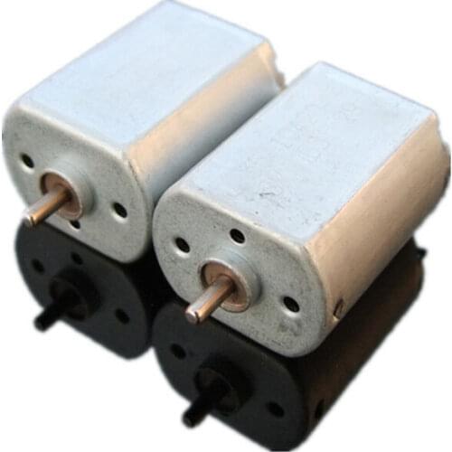 Mini Micro 130 Motor Electric DC 3V 6V 9V 12V Carbon Brush Short Shaft for DIY Toy Car Boat Model Iron Back Cover All Metal