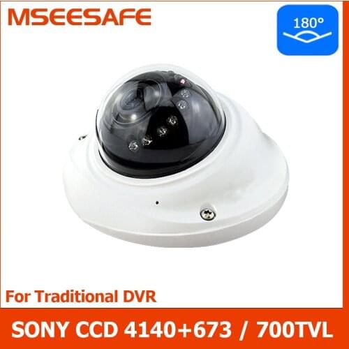 Mseesafe 180 Degree Wide Angle Dome Fisheye CCTV Camera 1.7mm Fisheye Panoramic Security CCTV Camera Home Elevator Surveillance