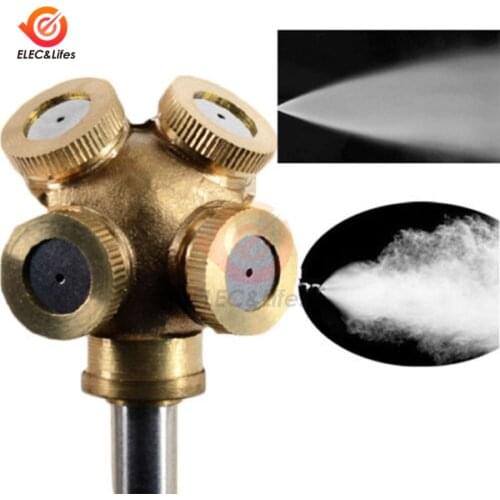 M14x1.5 Misting Nozzle Adjustable Hose Connector Brass Atomizing Spray Fitting Nebulizer Water Sprinklers Head Garden Irrigation