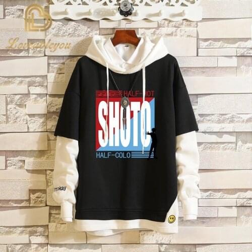 New Anime Hoodie for Man Woman Sweatshirt My Boku No Academia Midoriya Izuku Todoroki Shoto Cosplay Costume Holloween Gift