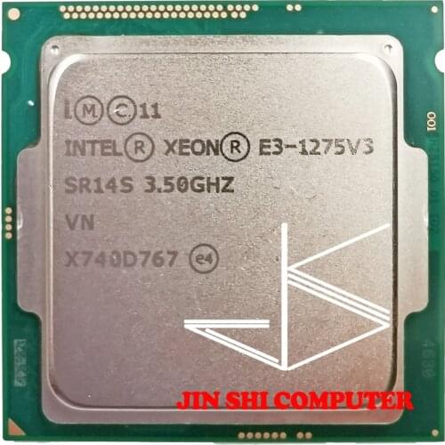 Original Intel CPU Xeon E3-1275V3 Processor 3.50GHz 8M Quad-Core E3-1275 V3 Socket 1150 free shipping E3 1275 V3 E3 1275V3