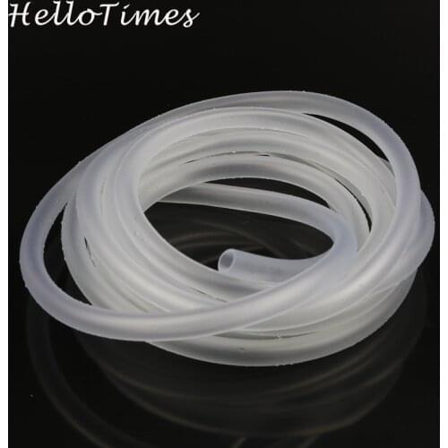 5 Meters 4x6 mm Soft Hose Garden irrigation Hose Plumbing Hose Rubber Tuber for Air pump Line Aquarium Air pipe Oxygen Tuber