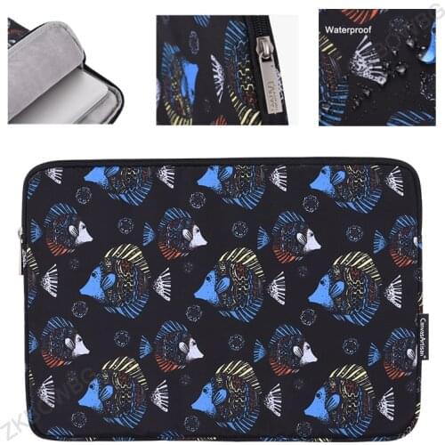 Laptop Bag 11 12 13.3 inch Case for Apple Macbook Air A2337 M1 Pro A2338 HP 14'' Waterproof Printed Fish Sleeve Dell Asus Cover