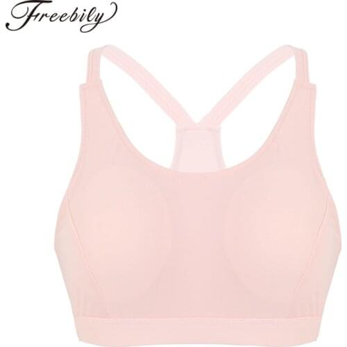 Womens U Neckline Padded Sports Bra Workout Female Sport Top Crop Fitness Run Active Wear Gym Brassiere Womens Sportswear