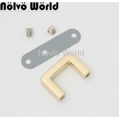 10-50 pieces 4 colors 13mm 1/2 inch squared edge metal arch bridge for woman purse connect 0.5 inch zinc alloy u-shape rings