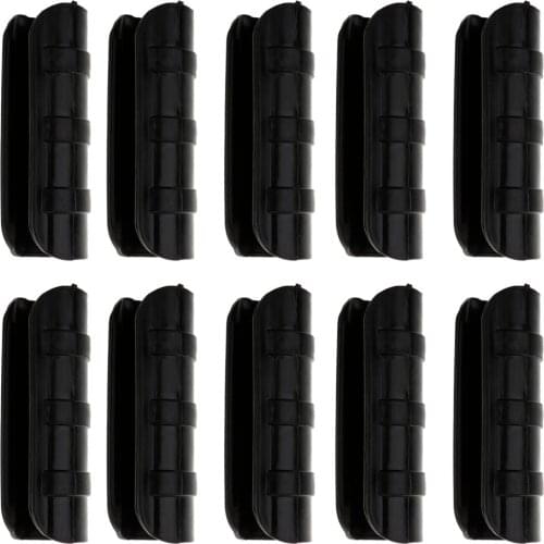 10pcs 25mm/0.98" Garden Buildings Tube Clip Greenhouse Frame Pipe Film Clamp