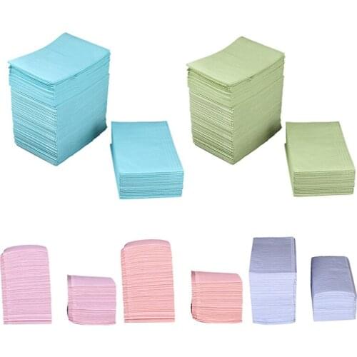 125Pcs Absorbent Tattoo Tablecloth Disposable Tattoo Cloth Towel Cleaning Pad Waterproof Paper Tablecloth Pad Double Board Tatto