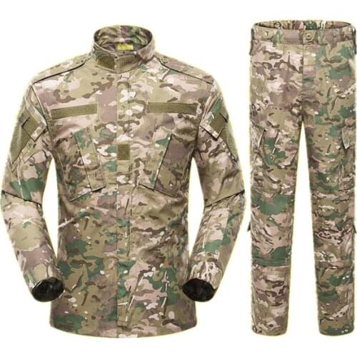 5color Men Army Military Uniform Tactical Suit ACU Special Forces Combat Shirt Coat Pant Set Camouflage Militar Soldier Clothes