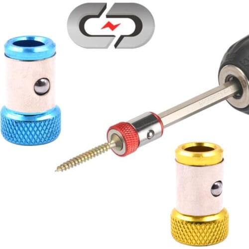 6.35mm Electric Magnetic Ring Magnetic Ring Screwdriver Bits Anti-Corrosion Magnetizer Ring Universal Coil Phillips Drill Bit