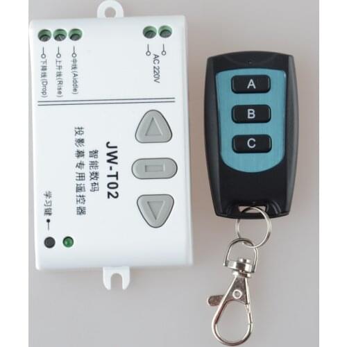 AC 220V Motor RF Wireless Remote Control Switch 220V UP&DOWN Remote controller Motor Forwards Reversing Remote Switch 315/433MHZ