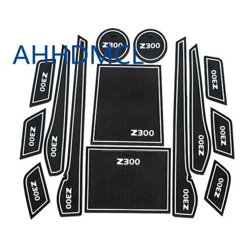 AHHDMCL Car Door Groove Mat Gate Slot Cup Armrest Storage Pad Mat For ZOTYE Z300