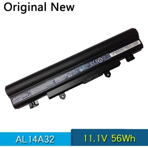 Original AL14A32 Laptop Battery For Acer Aspire E14 15 E5-471G 551G 571G 572G V3-572G TMP256-M EXTENSA 2509 2510 TravelMate P256