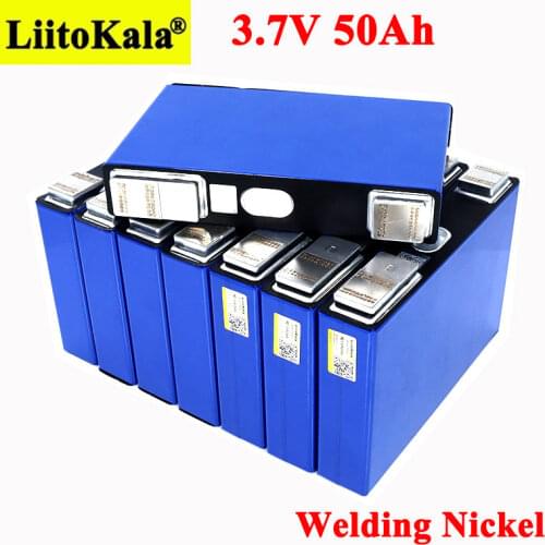 Liitokala 3.7V 50Ah battery pack 50000mAh Ternary lithium battery for 12V 24V Motorcycle Car motor batteries modification Nickel