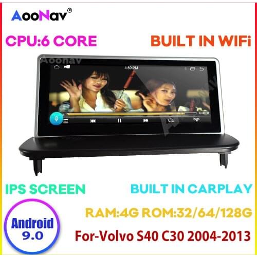 Car Radio Tape Recorder Head Unit Multimedia Player For-Volvo S40 C30 2004-2013 Car Autoradio Stereo Gps Navigation DVD Player