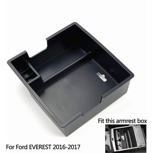 Car Accessories Center Console Bin Car Armrest Storage Box Car Interior Container Car Modification case For Ford Everest 2016-17