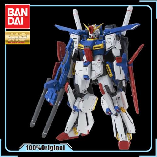 BANDAI Model MG 1/100 MSZ-010 ZZ Gundam Double Zeta Effects Action Figure Model Modification