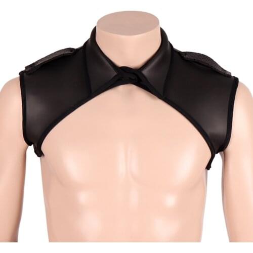 Erotic Sexual Shoulder Harness Strap Leather Feisth Sexy Crop Tops Chest Bondage Harness Belts Rave Flirt Clothing