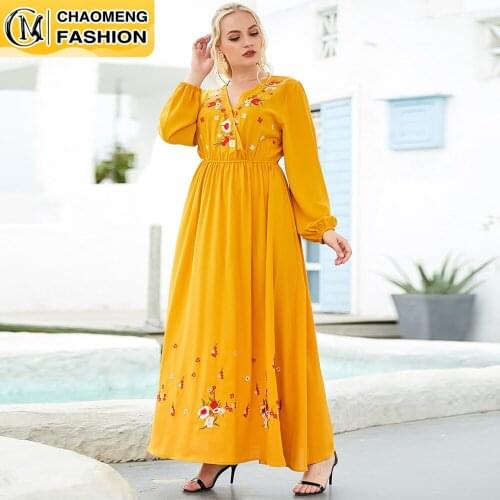 Eid Dubai Abaya Elegant Fashion Plus Size Hijab Dress Turkey Kaftan Islam Clothing Muslim For Women Vestidos Arabic Maxi Robe