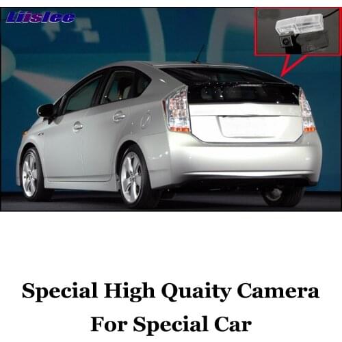 LiisLee Car Reversing image Camera For TOYOTA PRIUS XW30 2009~2015 High Quality Night Vision HD WaterProof Rear View back up CAM