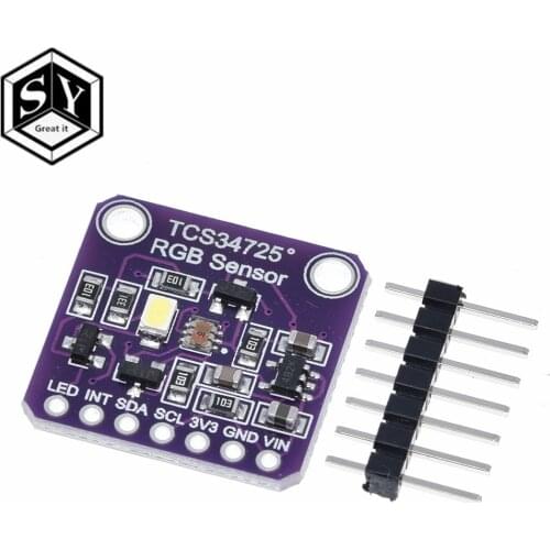 1PCS 34725 TCS34725 Color Sensor RGB color sensor board module