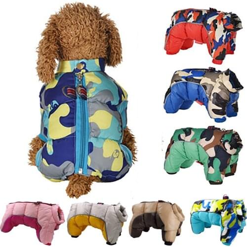 Pet Dog Clothes Super Warm Jacket Winter Waterproof Clothes for Dogs Thicker Cotton Coat Dog Clothing Jacket for Dogs Supplies