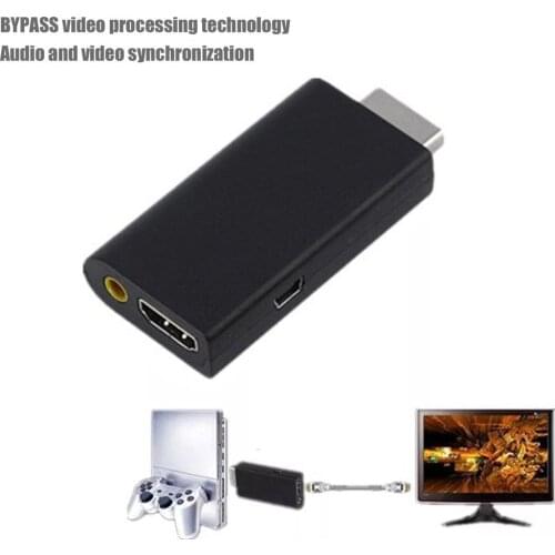 For Sony 2 PS2 to HDMI-compatible Converter Adapter Audio Video Output Adaptor USB Cable for PS2 to HDMI-compatible Converter