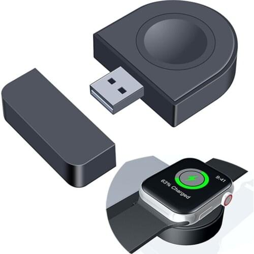 Mini Portable Wireless Charger for Apple iWatch 1 2 3 4 5 6 Smart USB Magnetic Wireless Charging Dock for Apple Watch Series 5 4