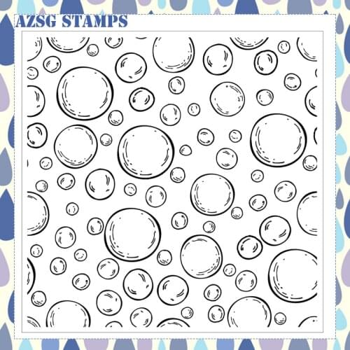 Drops of Water Transparent Silicone Clear Stamps for DIY Scrapbooking/Card Making Crafts Decoration Supplies