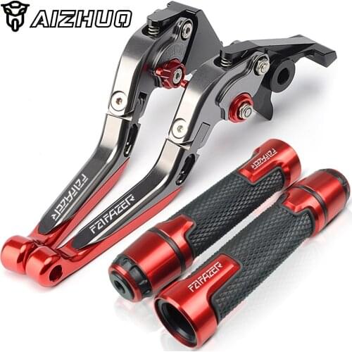 Brake Clutch Levers Motorcycle Grips Handle Grips For YAMAHA FZ1 FAZER FZ1 2006-2015 2014 2013 2012 2011 2010