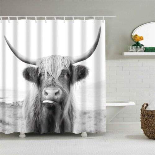 Cartoon Cat Shower Curtain Bathroom Curtain Waterproof Polyester Bathroom Curtain Bathroom Shower Curtain Home Decoration