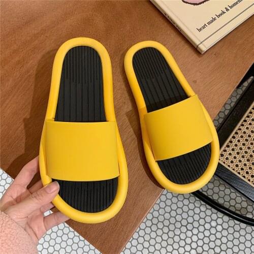 Bathroom sandals womens home style simple mens and womens leisure indoor soft bottom antiskid bath couple slippers men shoes
